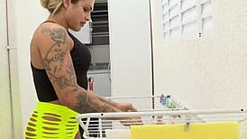 Blonde Latina's Big Ass Drilled Raw by Neighbor