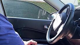 i got caught masturbating in the car and a stranger helped me finish