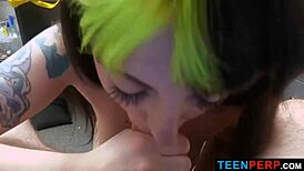 shoplifter pixie rides cock to escape punishment 😏