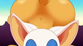 Rouge Sucks Cock Hard and Swallows Cum During Anal Fuck