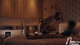 anime babe sucks and rides for rough action