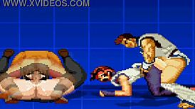 Yuri and Rin get wild in raw anime hentai action.