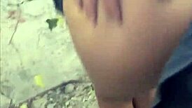 pov teen flashes tits and gets face fucked in tourist hotspot