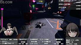 celeca-san exposes herself in a naked coat without being noticed