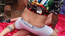 drilling a tight swollen ass of my sexy toy doll