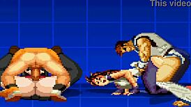 Yuri and Rin get wild in raw anime hentai action.