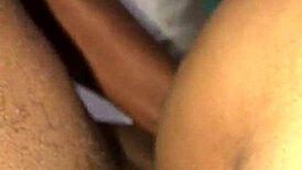 Skinny beauty with natural big boobs gets wild at a party