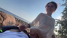 Sun and Sex Ignite Couples in Quick Public Beach Blowjob Session