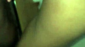 Man, this skinny chick with huge natural tits takes it all!