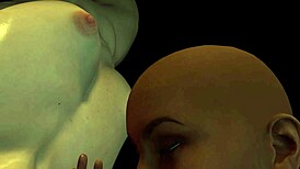 Giant Women Ask, 'Do You Want to Cum on Our Huge Tits?' in Hentai