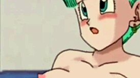 Dragon Ball Z Bulma and Gohan in Wild Anime Monster Clash. See the Epic Battle Unfold!