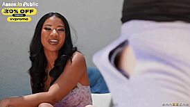 Ameena Green attends the cookout event.