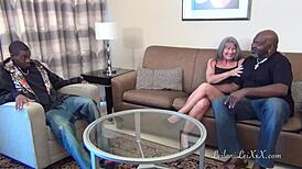 Damn, sharing Leilani Lei gets wild! Bent over with huge tan lines exposed!