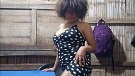 Latina Mother-In-Law Masturbates For Stepson