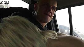 Watch This Blonde Cougar Fucking Hard In The Car On October 31st!