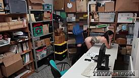 Italian Prison Teen Stripped by Old LP Officer for Hardcore Action