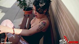 Hard boss dominates porn maid in this trailer