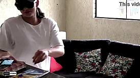 Feeling Aroused by Sexy Latina College Friend's Big Tits