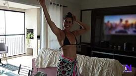 I met her at the pool, invited her over, and things got wild fast