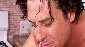 Ever Wondered How a Blonde Mom in Fishnets Takes It All?