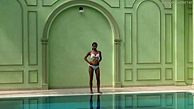 omg, hottest petite irina russaka with small tits underwater! 😍