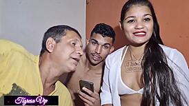 Tigresa VIP goes wild with husband and Pantaneiro in DP anal chaos