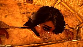 Indian Loku Fucks Daughter Chief Mayu in Wild 3D Action!