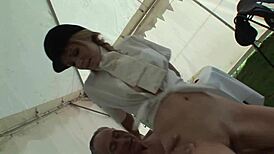 Carolina De Lys, how do you handle that outdoor cock?