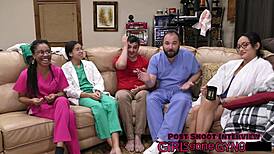 Claus Surprises Santa Elf with Femboy Cum on Cute Face in Xmas Hentai