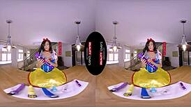 realitylovers snow wild rides dildo in heels and stockings 😈