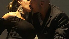 In Golden High Heels Milf Licked And Fucked