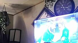 playing with my juicy pussy in panties, using toys, solo session with goldielox