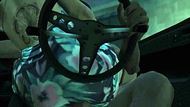 Franklin Receives Detailed Hooker Service In Car