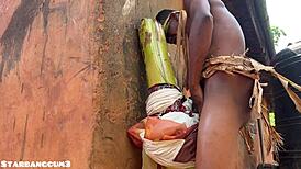 Village Warrior Shows Off Unique Strength