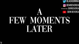 Ebony domina takes control and satisfies a desperate whore