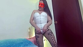 Damn! Creampie inside cheating Mexican wife riding friend's cock hard!