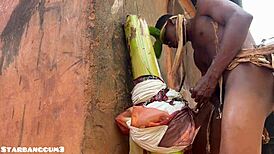 Village Warrior Shows Off Unique Strength