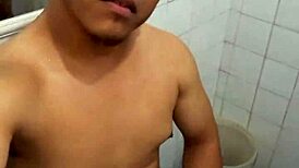 Teen Amateur Indulges in Rich Solo Masturbation with Intense Cumshot Finish