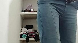 Geez, hot Teen18 strips bare for camera while teacher watches her every move!