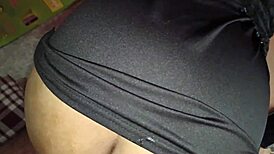 Big round Asian ass gets pounded in first anal scene