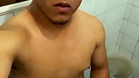 Teen Amateur Indulges in Rich Solo Masturbation with Intense Cumshot Finish