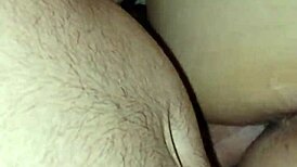 Filling big white ass with cum