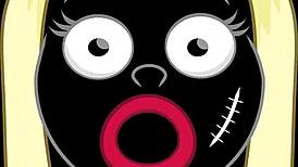 ebony babes coffee brown and natalie evans split thick rod