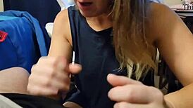 happy moanday her blowjob skills are mind blowing