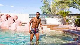 Helena Price Rides Big Cock By The Pool For Spermed Anal