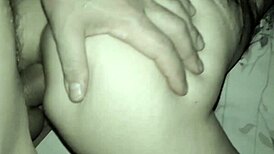 Amateur anal close-up shows skinny mature wife taking it deep