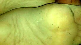 sensual homemade footjob with tan nylons feels so teasing