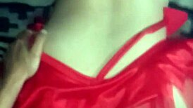 Latina Bent Over Doggystyle Blowjob at Costume Party