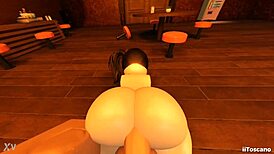 why fuck in the bar with big ass pov?