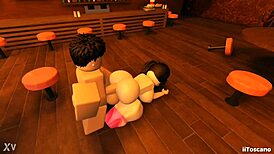 why fuck in the bar with big ass pov?